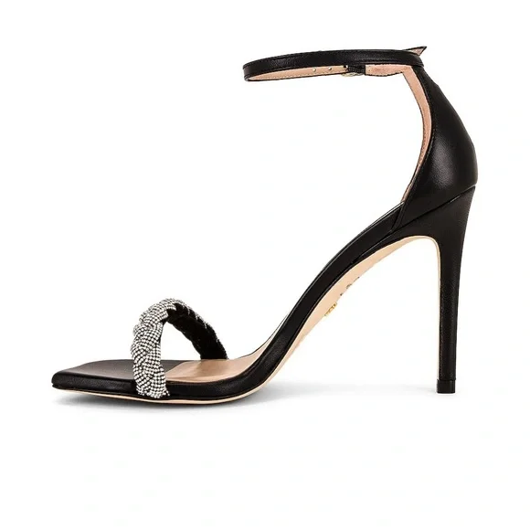 Stuart Weitzman NUDIST GLAM 100 HIGH SHINE Sandal High Heel - Picture 5 of 16